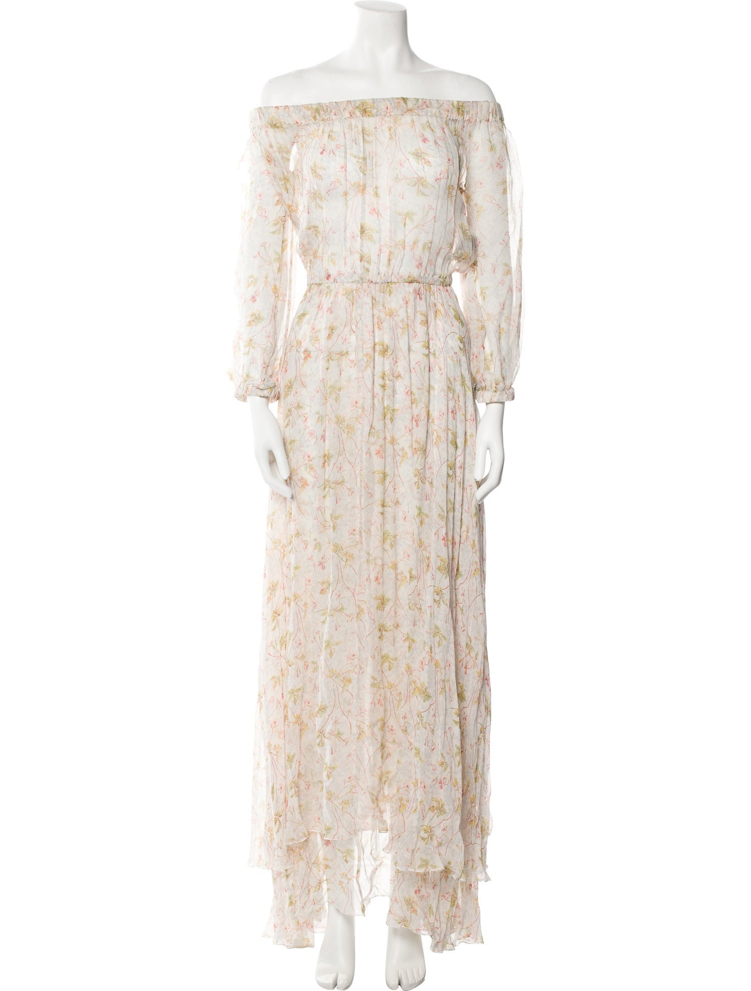Philosophy di Lorenzo Serafini Floral Print Long Dress
