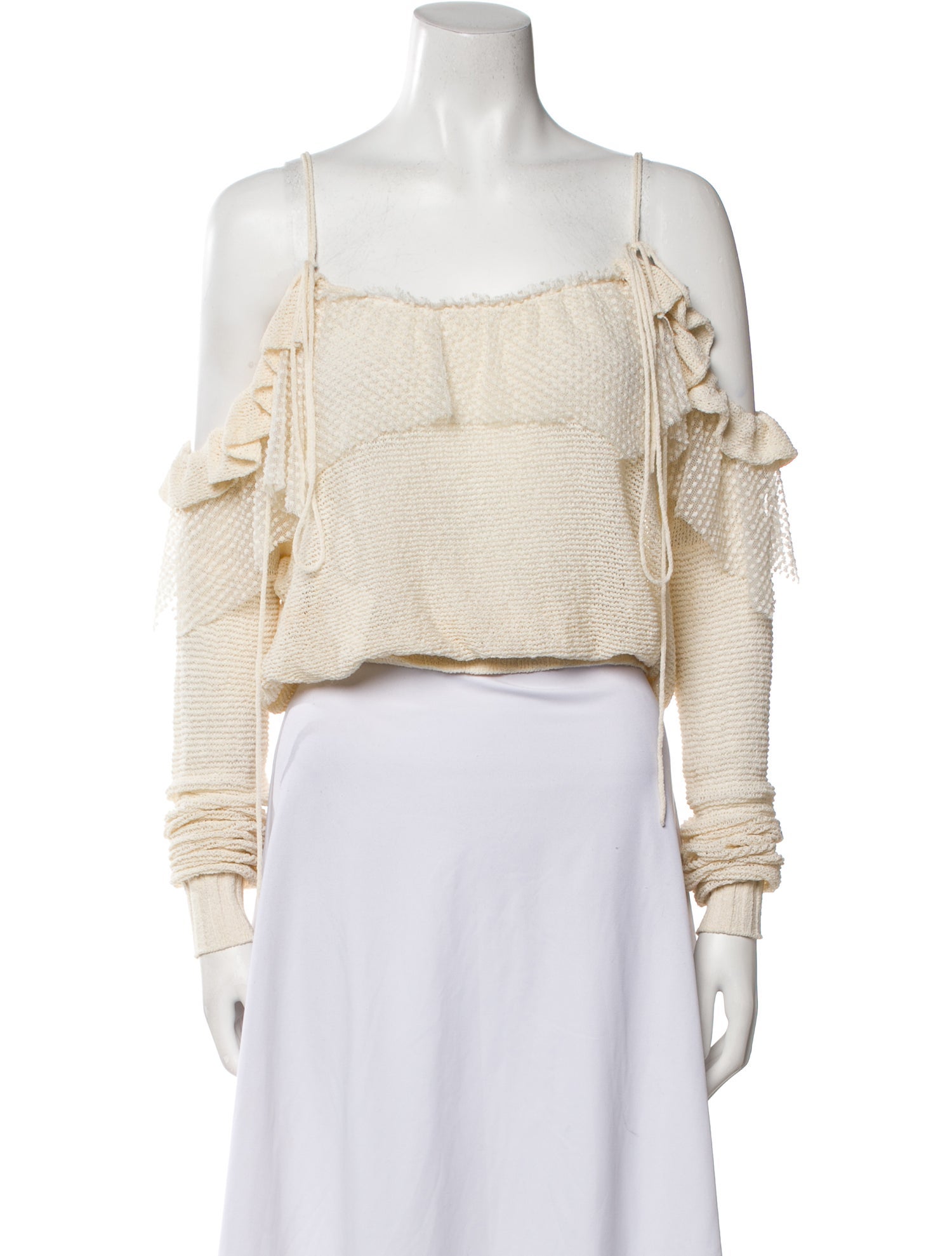 Philosophy di Lorenzo Serafini Off-The-Shoulder Sweater