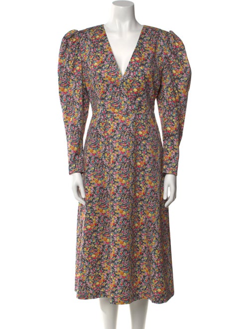 Philosophy di Lorenzo Serafini Floral Print Midi Length Dress