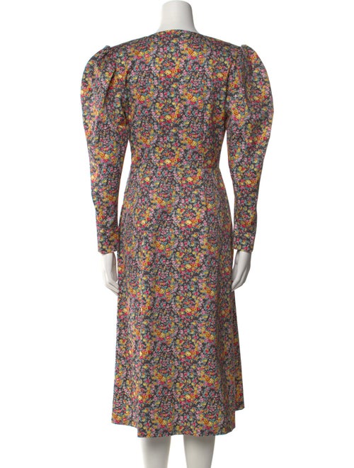 Philosophy di Lorenzo Serafini Floral Print Midi Length Dress