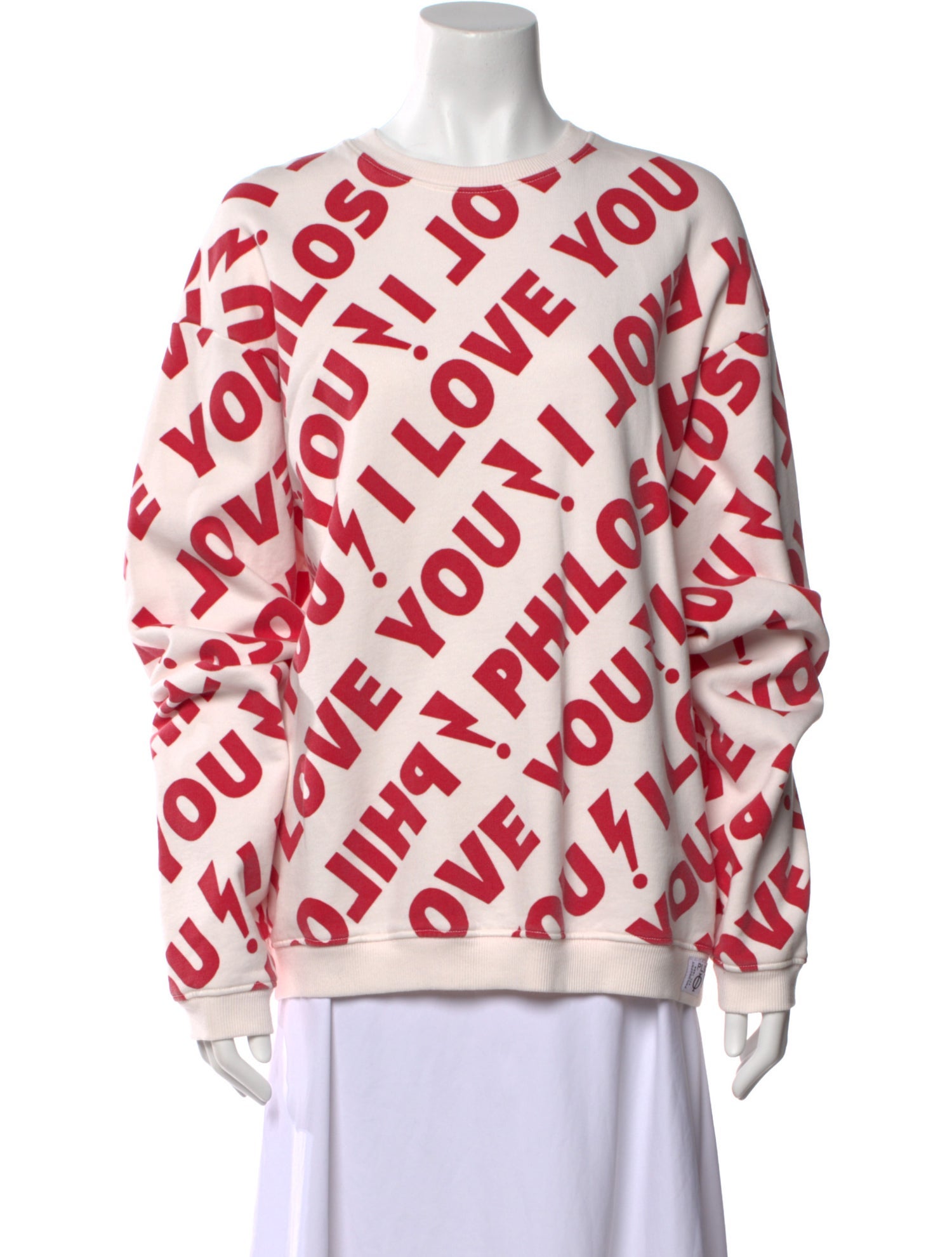 Philosophy di Lorenzo Serafini Printed Crew Neck Sweatshirt