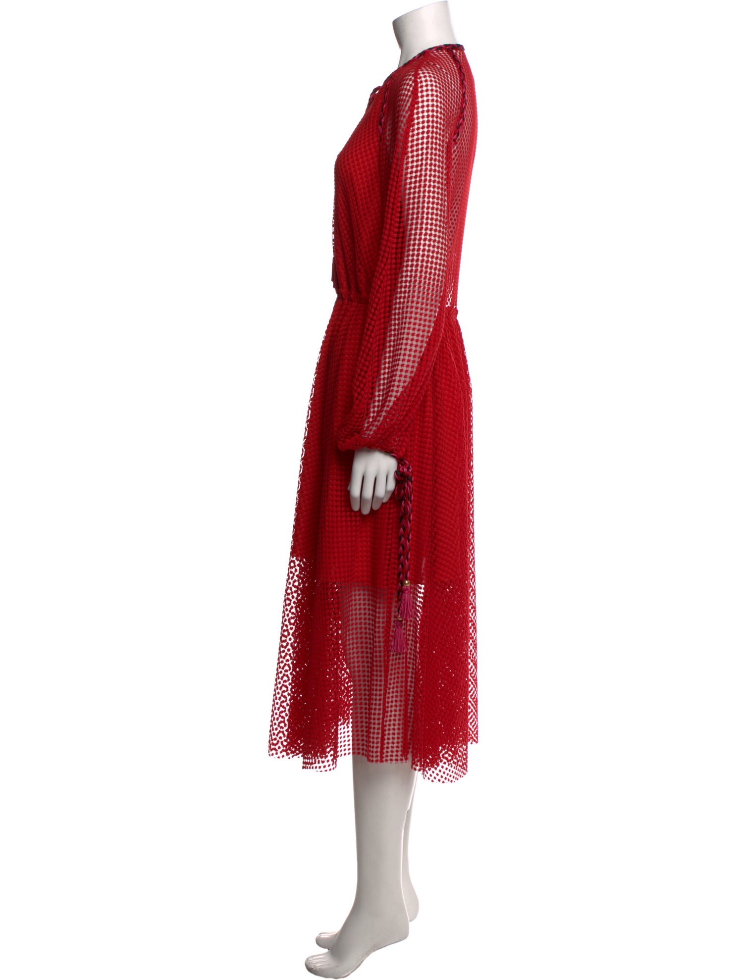 Philosophy di Lorenzo Serafini V-Neck Midi Length Dress