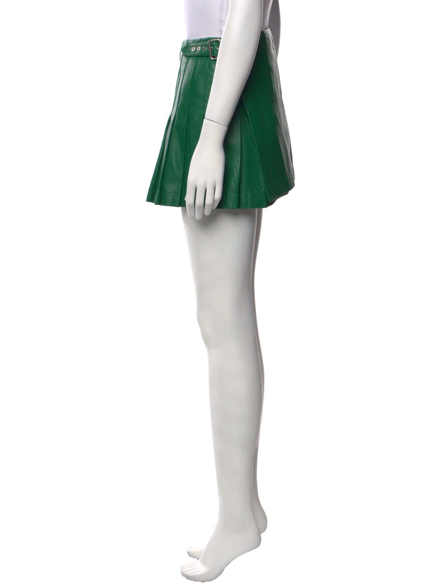 Philosophy di Lorenzo Serafini Leather Mini Skirt