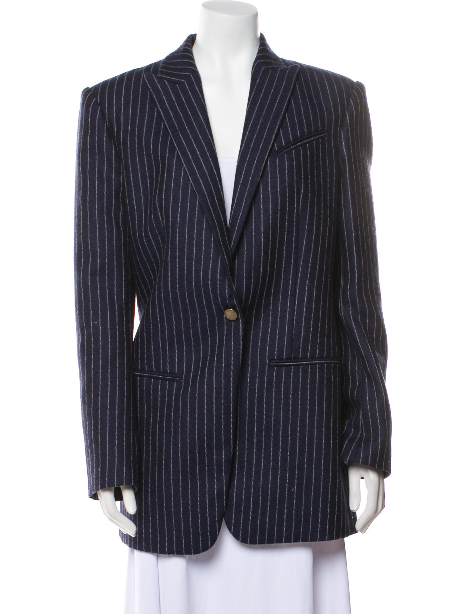 Philosophy di Lorenzo Serafini Wool Striped Blazer