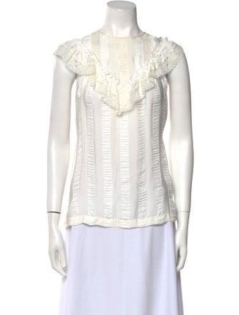 Philosophy di Lorenzo Serafini Crew Neck Sleeveless Blouse