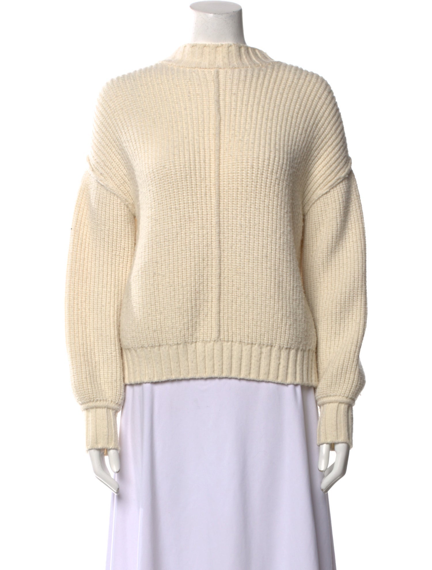 Philosophy di Lorenzo Serafini Virgin Wool Mock Neck Sweater