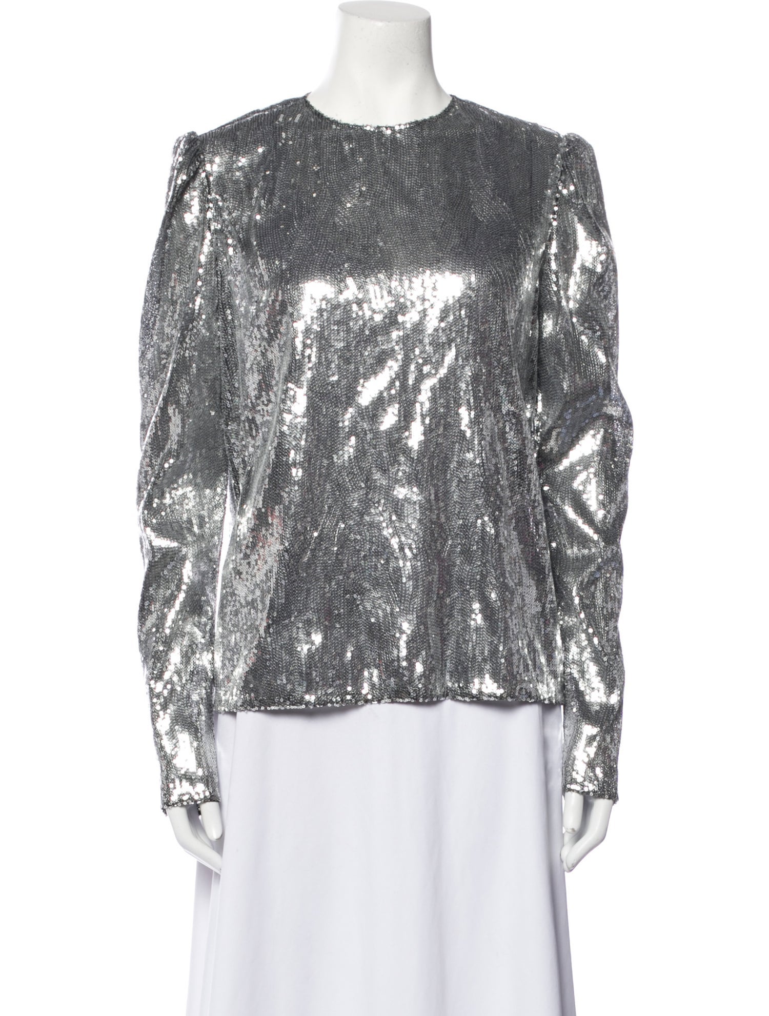 Philosophy di Lorenzo Serafini Crew Neck Long Sleeve Blouse w/ Tags