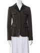 Philosophy di Lorenzo Serafini Virgin Wool Tweed Pattern Blazer