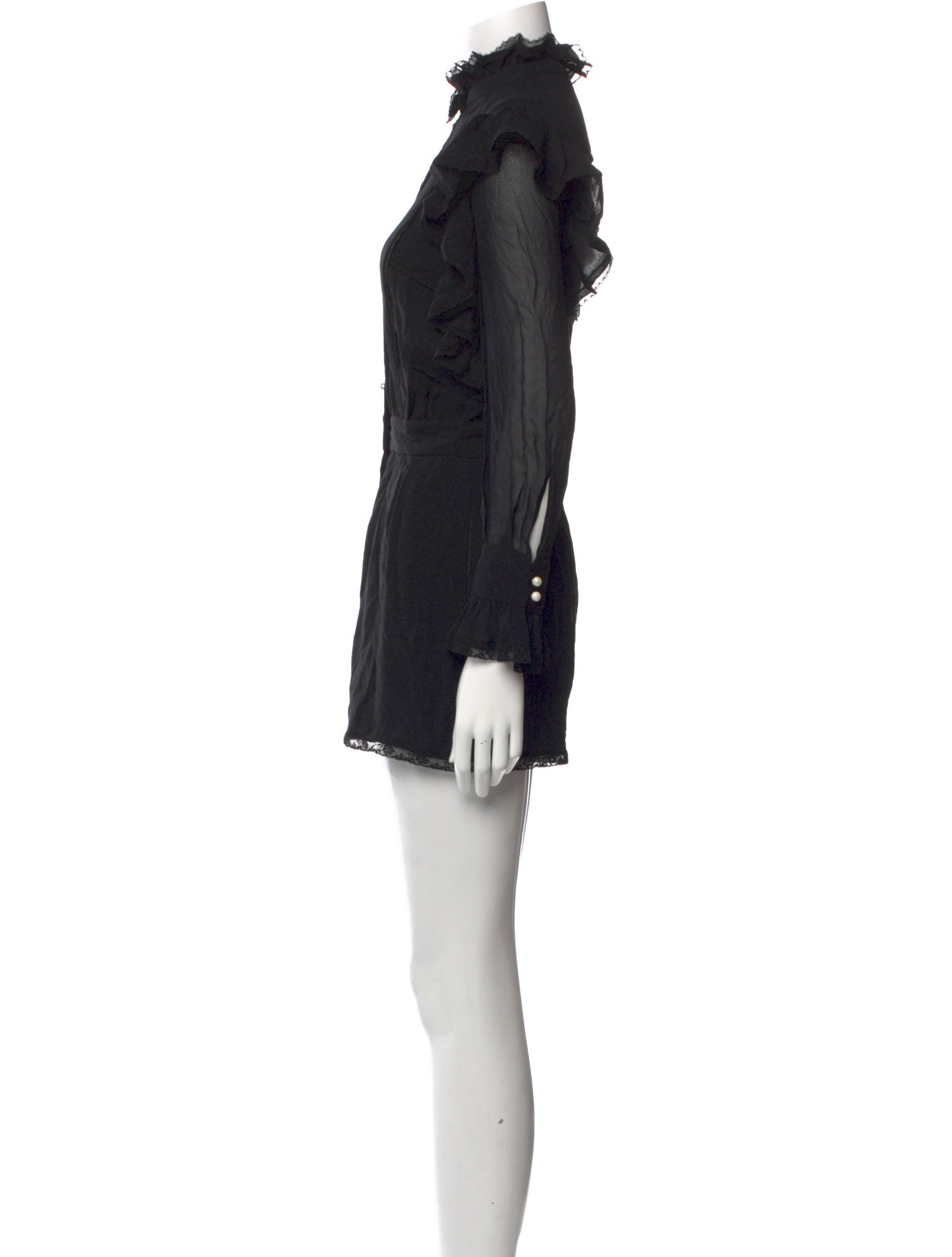 Philosophy di Lorenzo Serafini Silk Mock Neck Romper