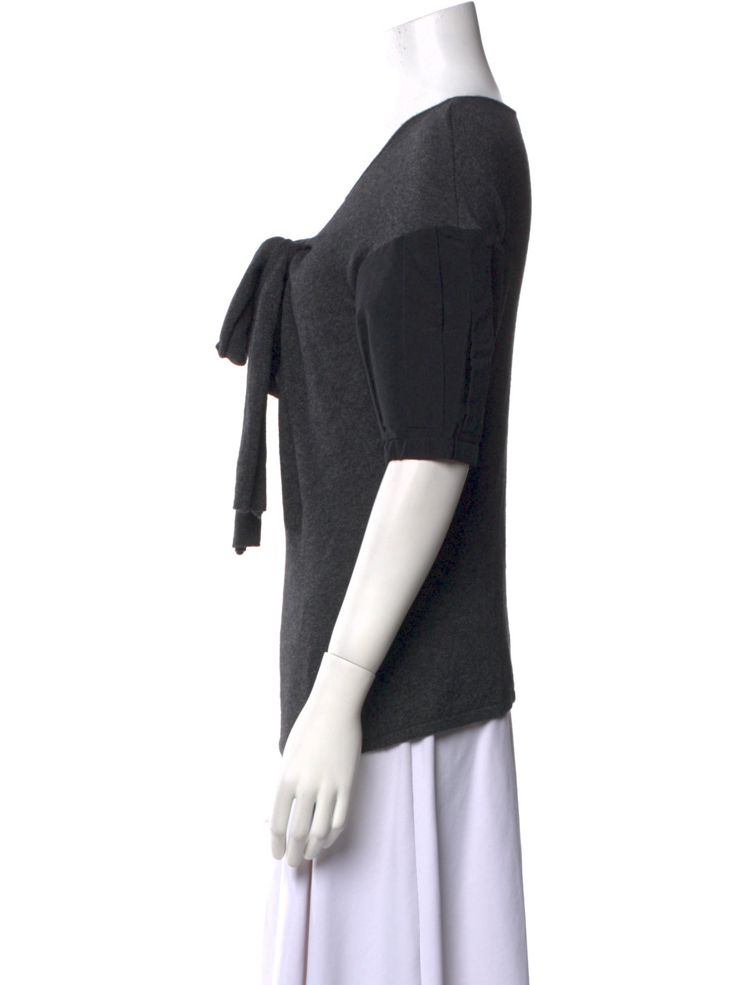 Philosophy di Lorenzo Serafini Virgin Wool Scoop Neck Top