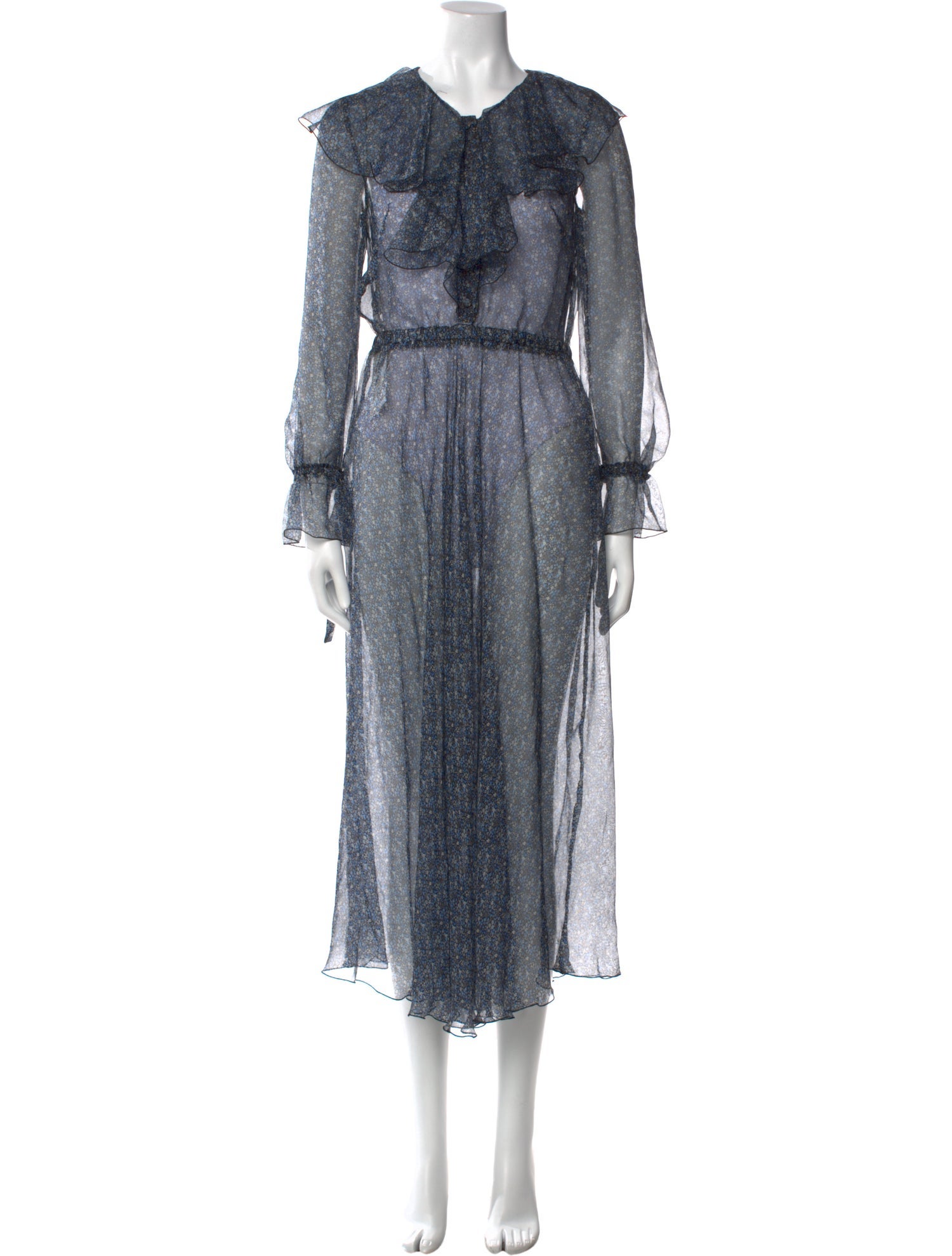 PHILOSOPHY DI LORENZO SERAFINI 24SS ドレス-ロング Philosophy Di Lorenzo Serafini Off the Shoulder Tiered Silk