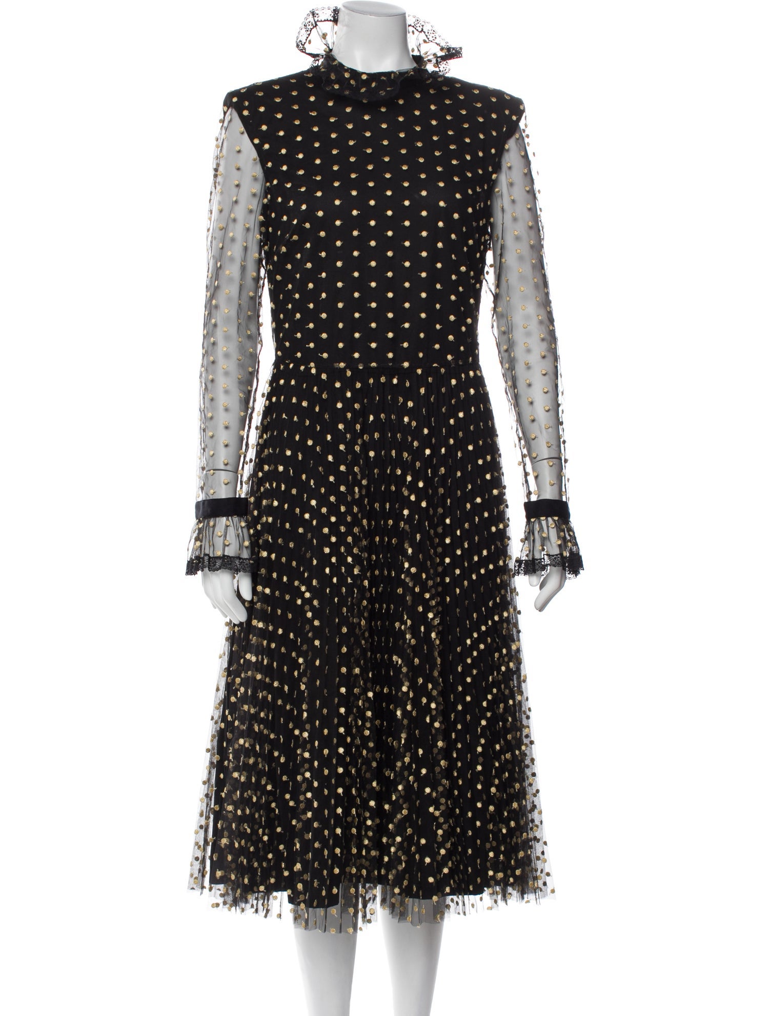 Philosophy di Lorenzo Serafini Polka Dot Print Long Dress