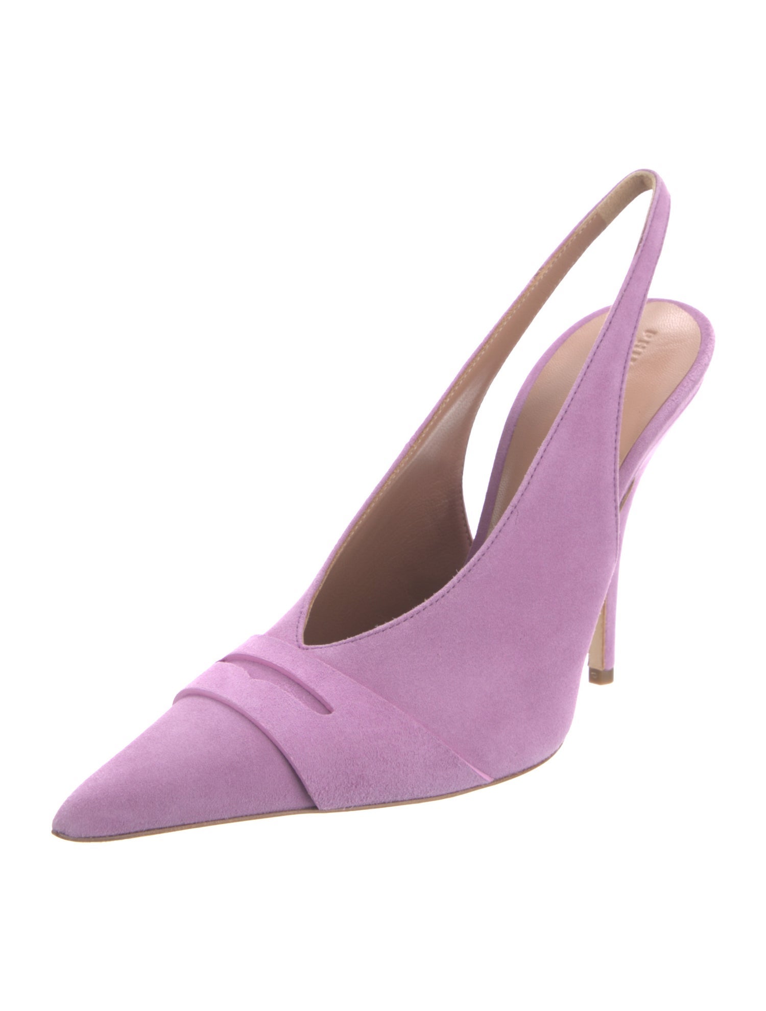 Philosophy di Lorenzo Serafini Suede Printed Slingback Pumps