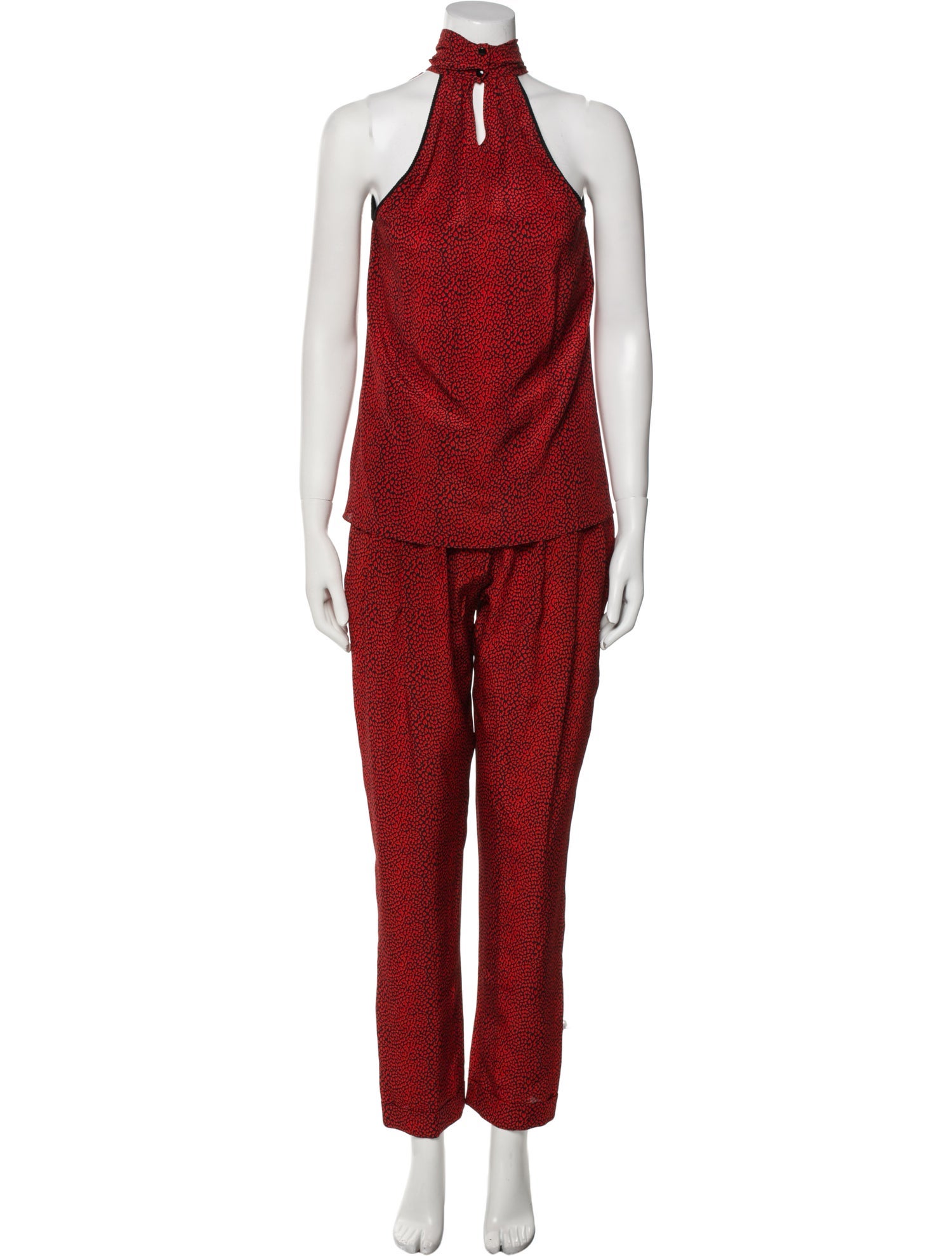Philosophy di Lorenzo Serafini Silk Printed Pant Set