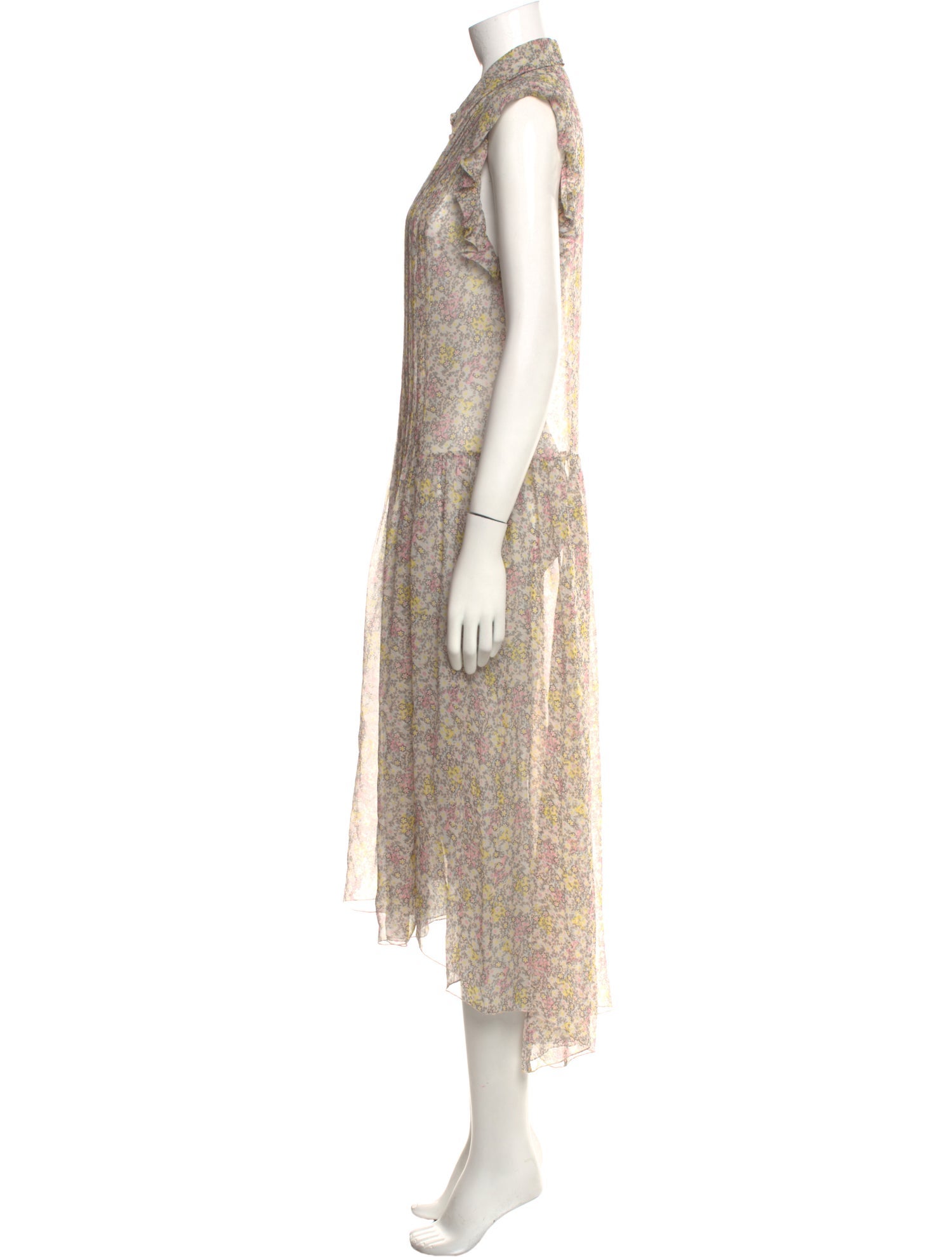 Philosophy di Lorenzo Serafini Silk Long Dress