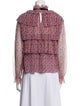 Philosophy di Lorenzo Serafini Floral Print Turtleneck Blouse