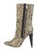 Philosophy di Lorenzo Serafini Snakeskin Animal Print Boots