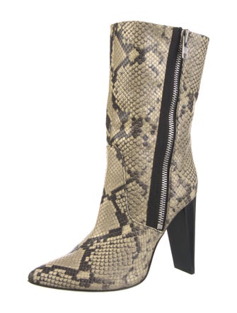 Philosophy di Lorenzo Serafini Snakeskin Animal Print Boots