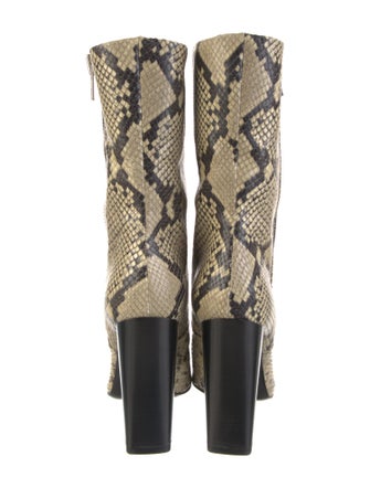 Philosophy di Lorenzo Serafini Snakeskin Animal Print Boots