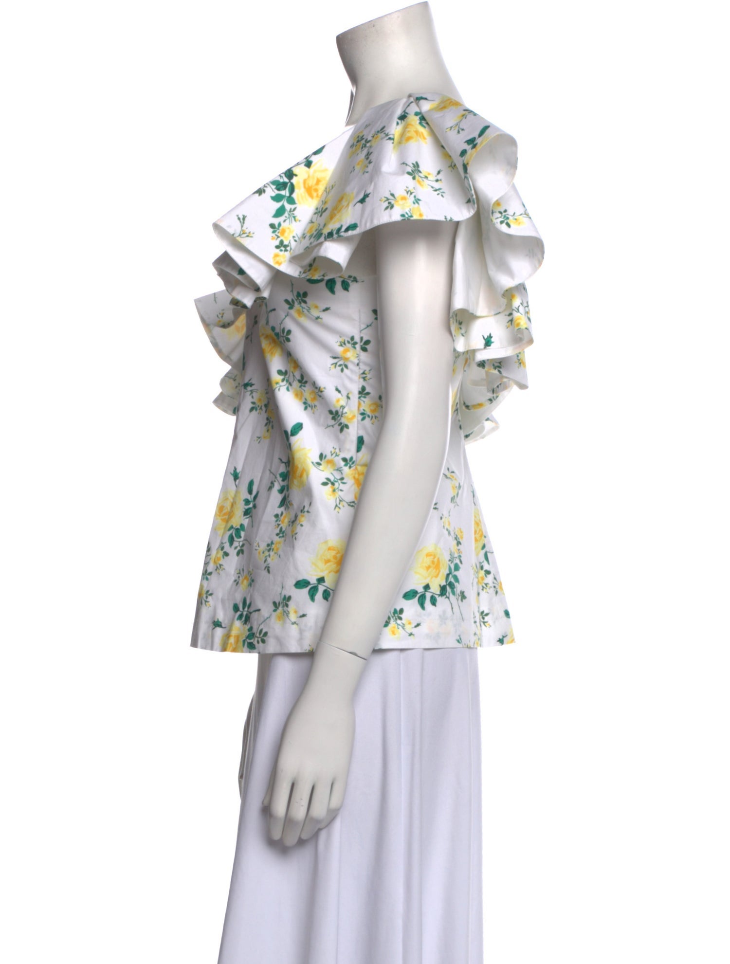 Philosophy di Lorenzo Serafini Floral Print V-Neck Blouse