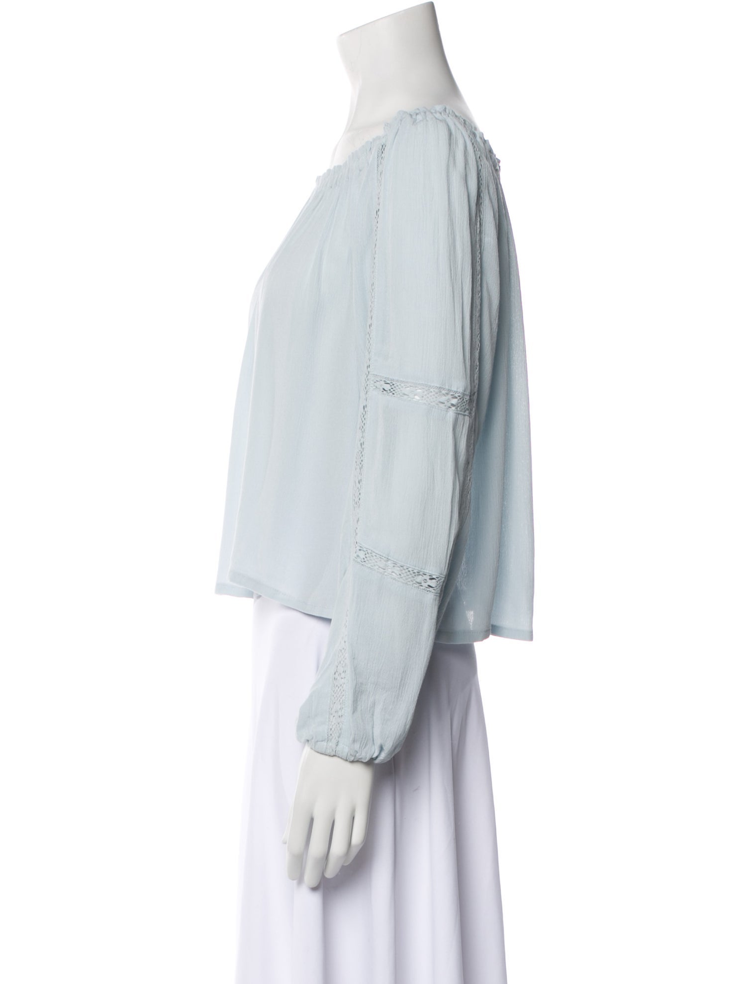 Philosophy di Lorenzo Serafini Bateau Neckline Long Sleeve Blouse