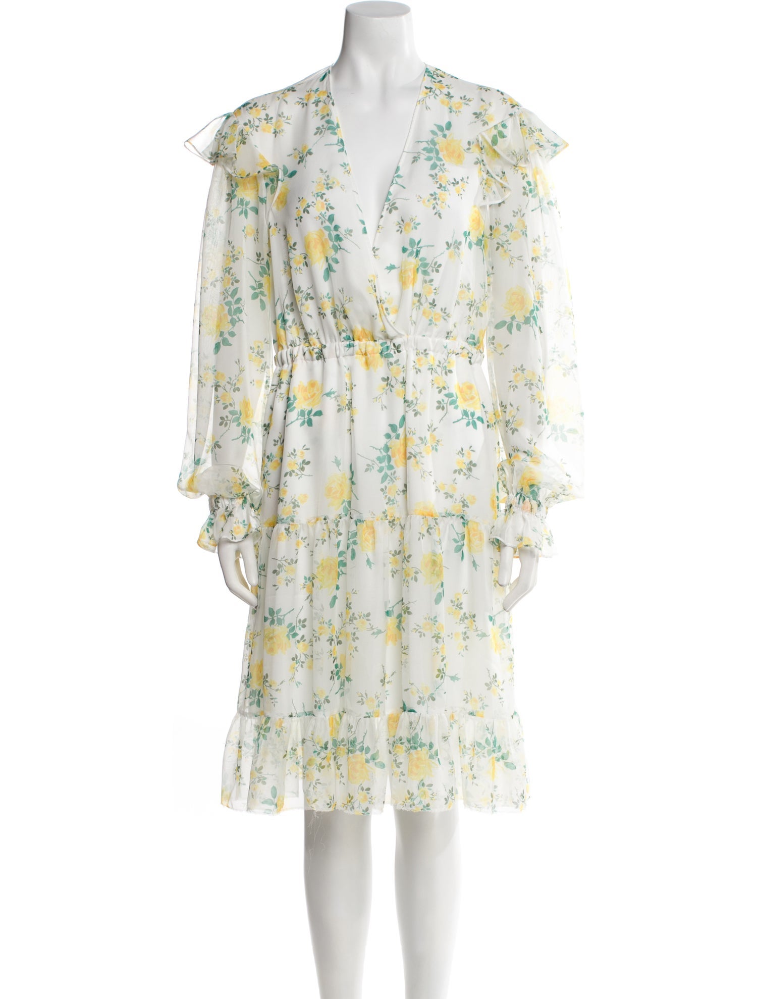 Philosophy di Lorenzo Serafini Floral Print Midi Length Dress w/ Tags
