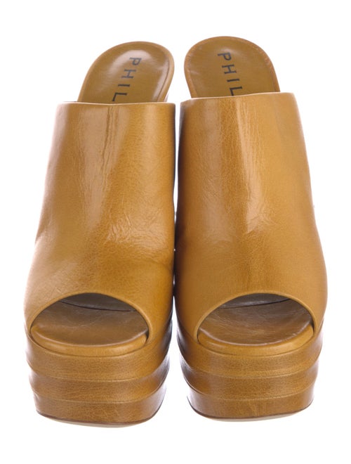 Philosophy di Lorenzo Serafini Leather Mules