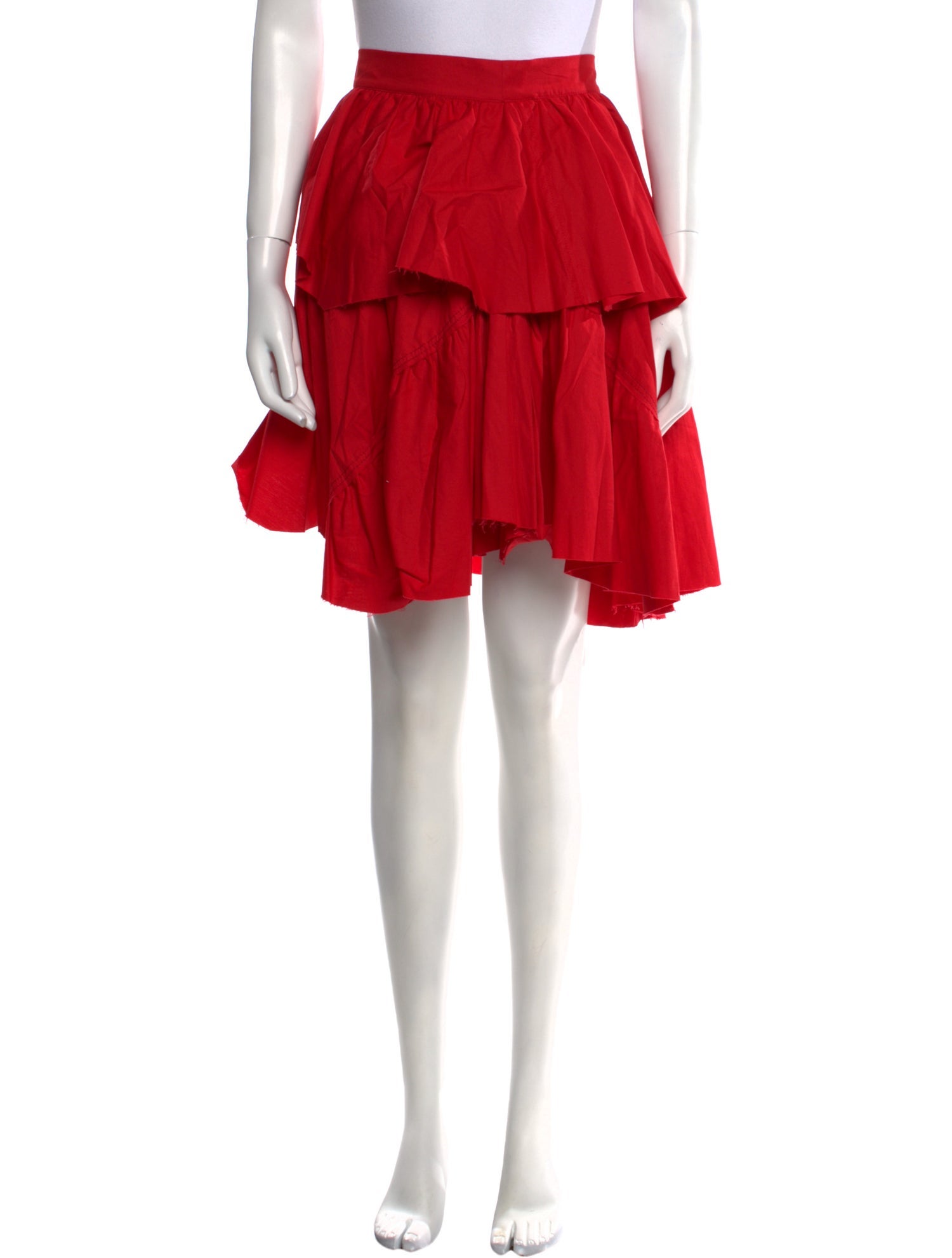 Philosophy di Lorenzo Serafini Raw-Edge Trim Knee-Length Skirt