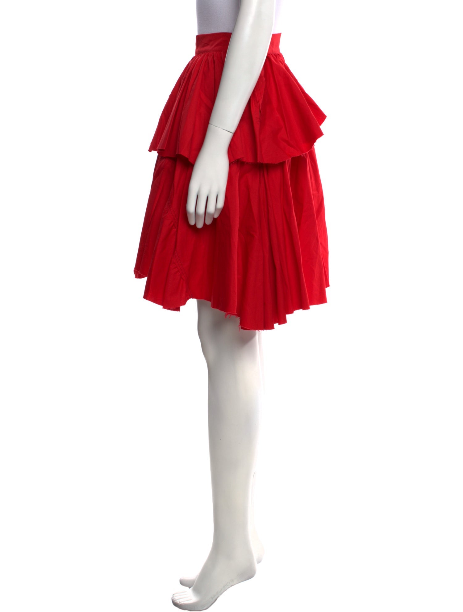 Philosophy di Lorenzo Serafini Raw-Edge Trim Knee-Length Skirt