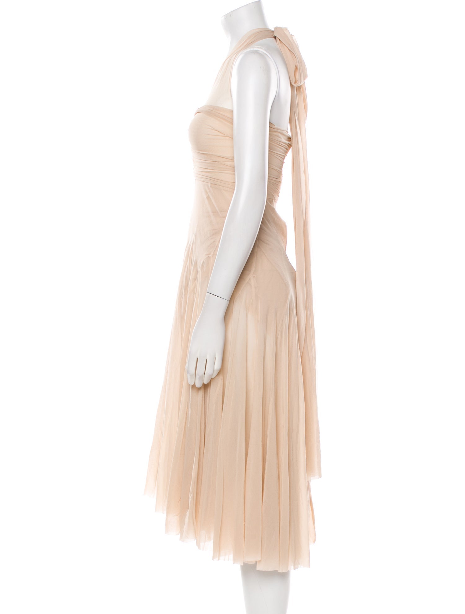 Philosophy di Lorenzo Serafini Halterneck Knee-Length Dress