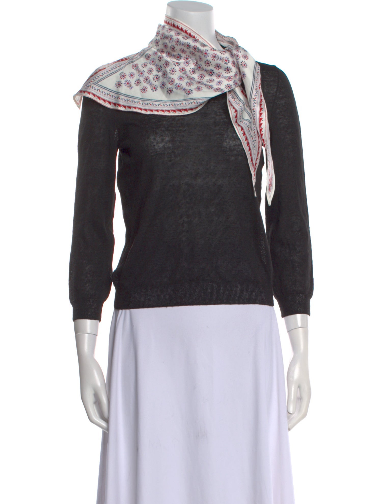 Philosophy di Lorenzo Serafini Turtleneck Three-Quarter Sleeve Top