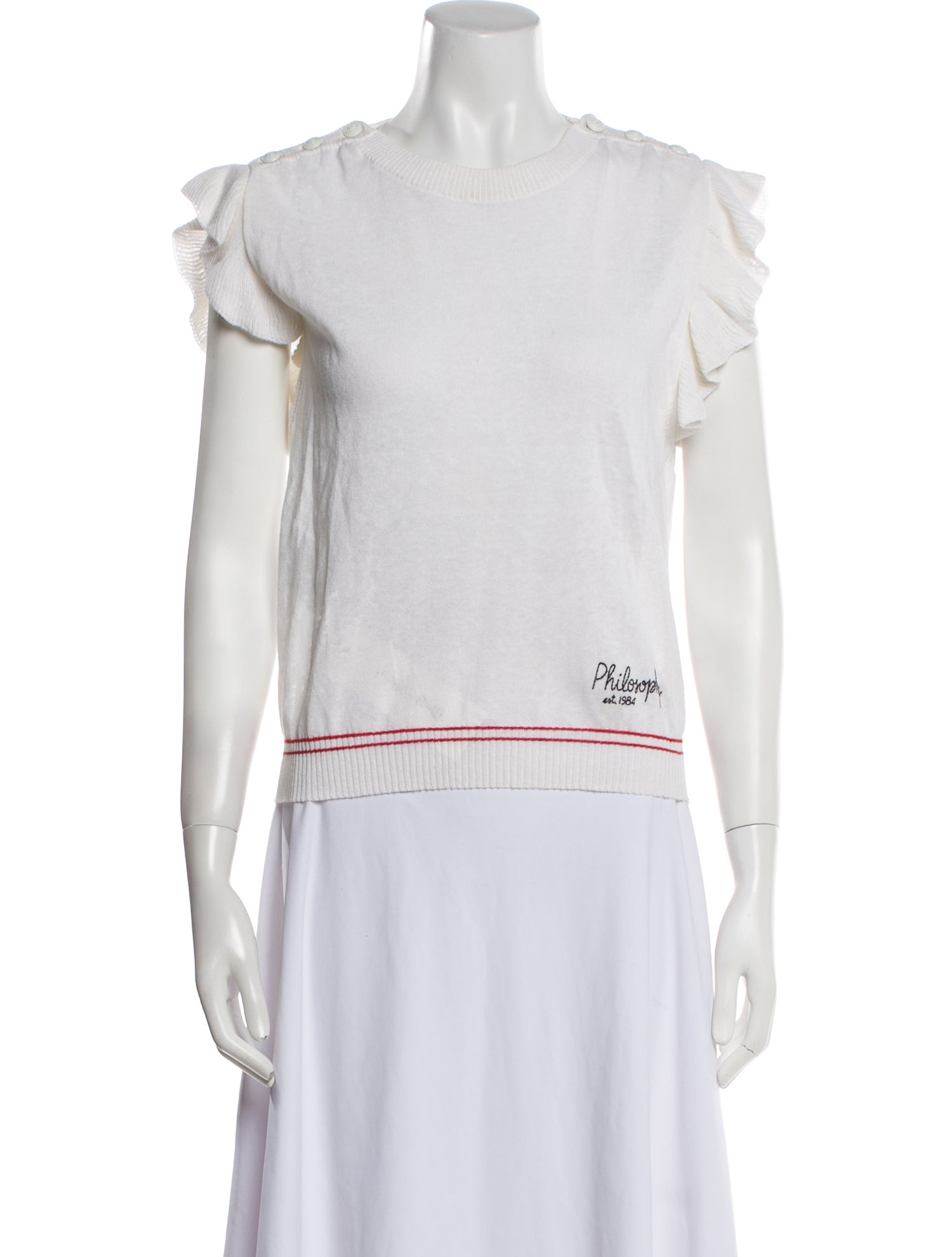Philosophy di Lorenzo Serafini Scoop Neck Sweater