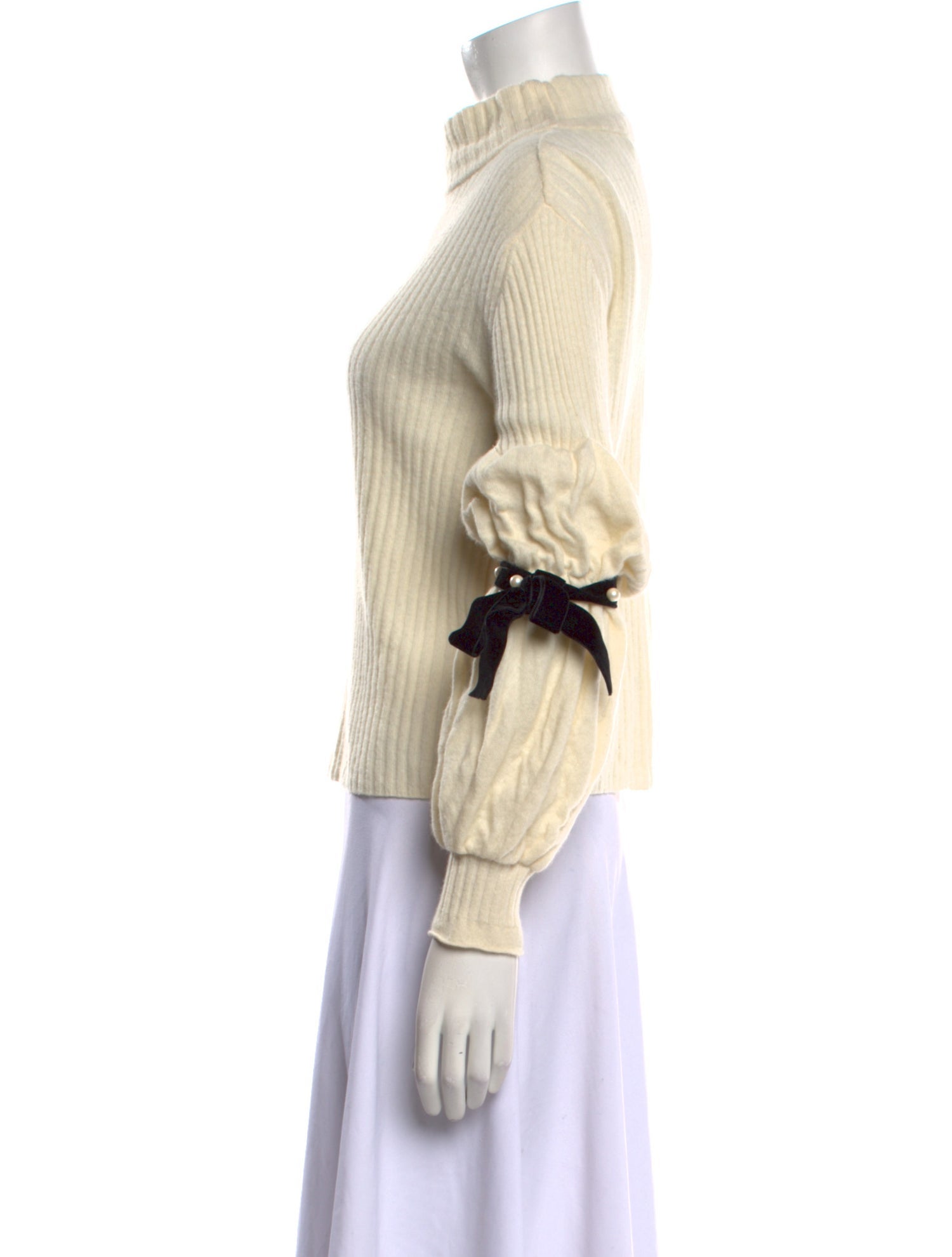 Philosophy di Lorenzo Serafini Virgin Wool Mock Neck Sweater