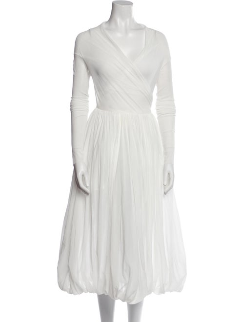 Philosophy di Lorenzo Serafini V-Neck Long Dress