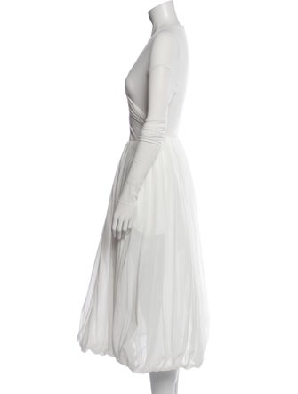 Philosophy di Lorenzo Serafini V-Neck Long Dress