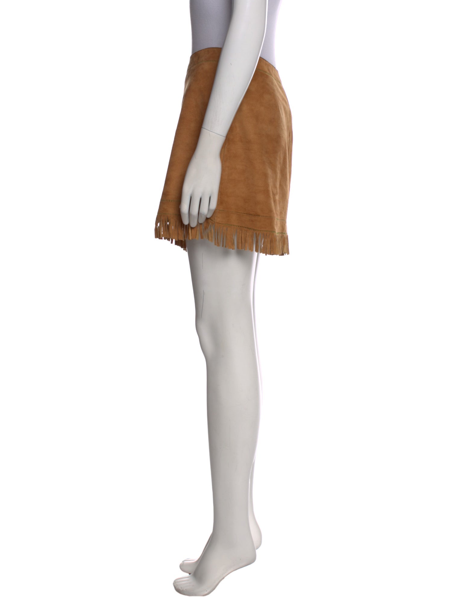 Philosophy di Lorenzo Serafini Leather Mini Skirt