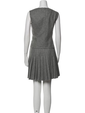 Philosophy di Lorenzo Serafini Virgin Wool Lace Pattern Skirt Set