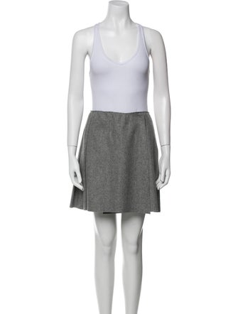 Philosophy di Lorenzo Serafini Virgin Wool Lace Pattern Skirt Set