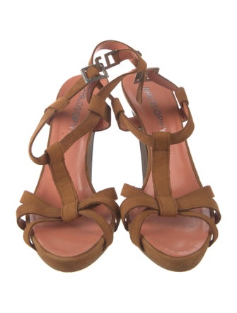 Philosophy di Lorenzo Serafini Suede Gladiator Sandals