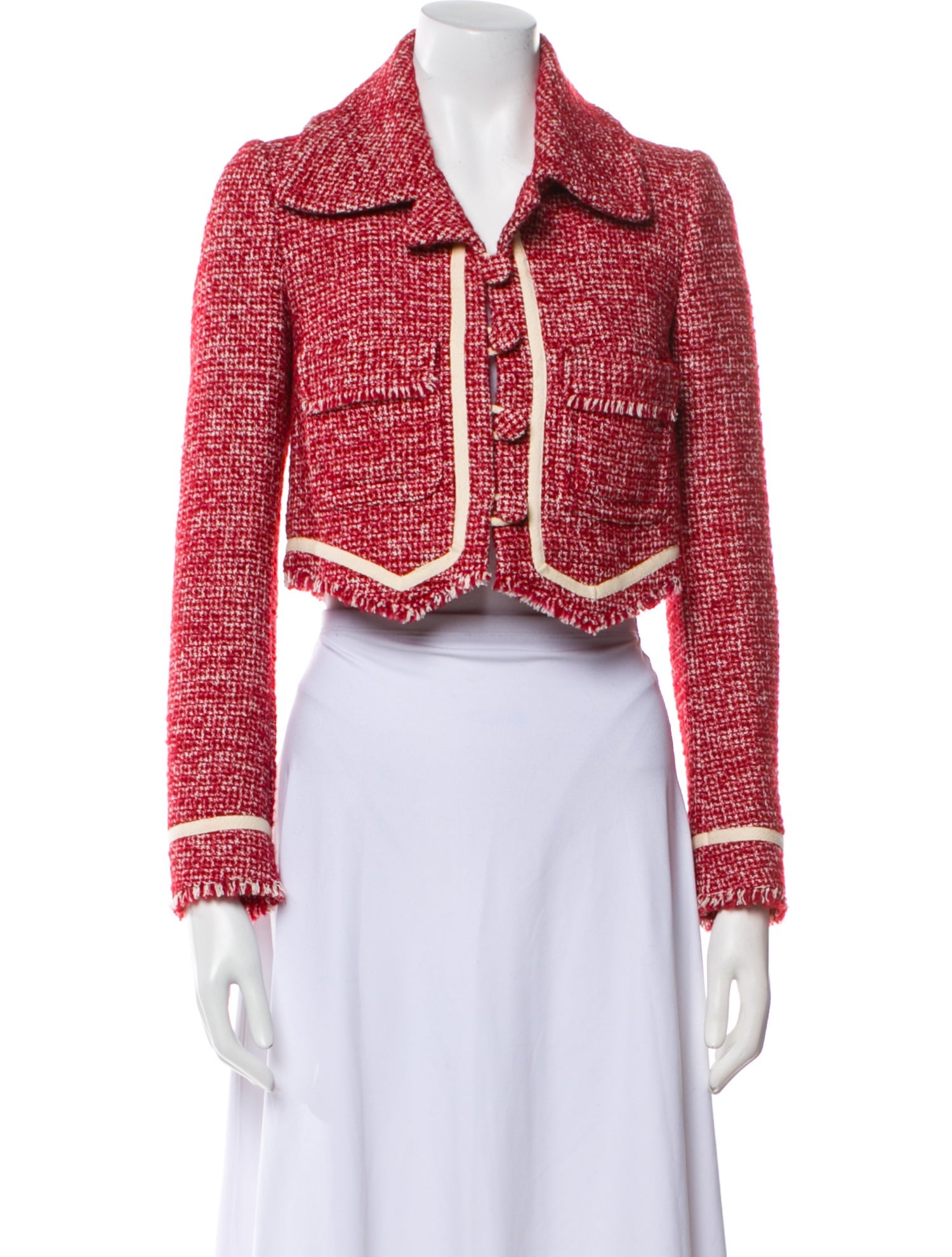 Philosophy di Lorenzo Serafini Tweed Pattern Evening Jacket