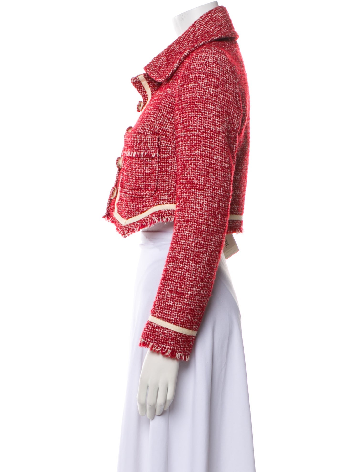 Philosophy di Lorenzo Serafini Tweed Pattern Evening Jacket