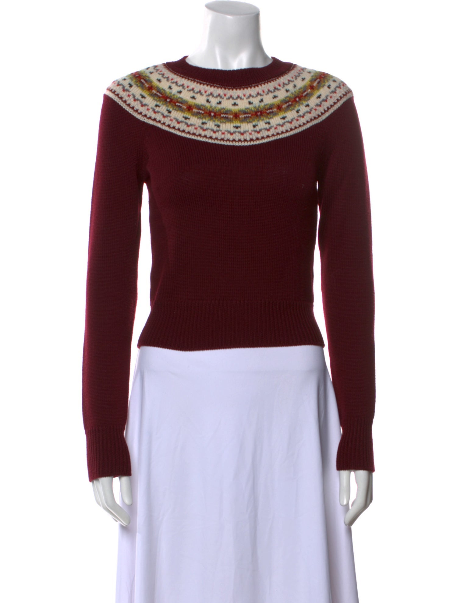 Philosophy di Lorenzo Serafini Virgin Wool Graphic Print Sweater