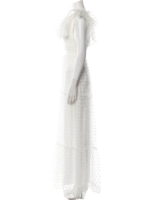 Philosophy di Lorenzo Serafini Lace Pattern Long Dress