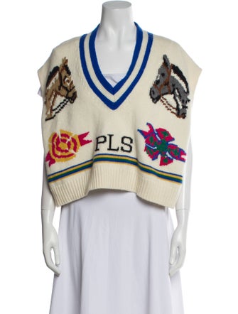 Philosophy di Lorenzo Serafini Virgin Wool Printed Sweater