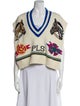 Philosophy di Lorenzo Serafini Virgin Wool Printed Sweater
