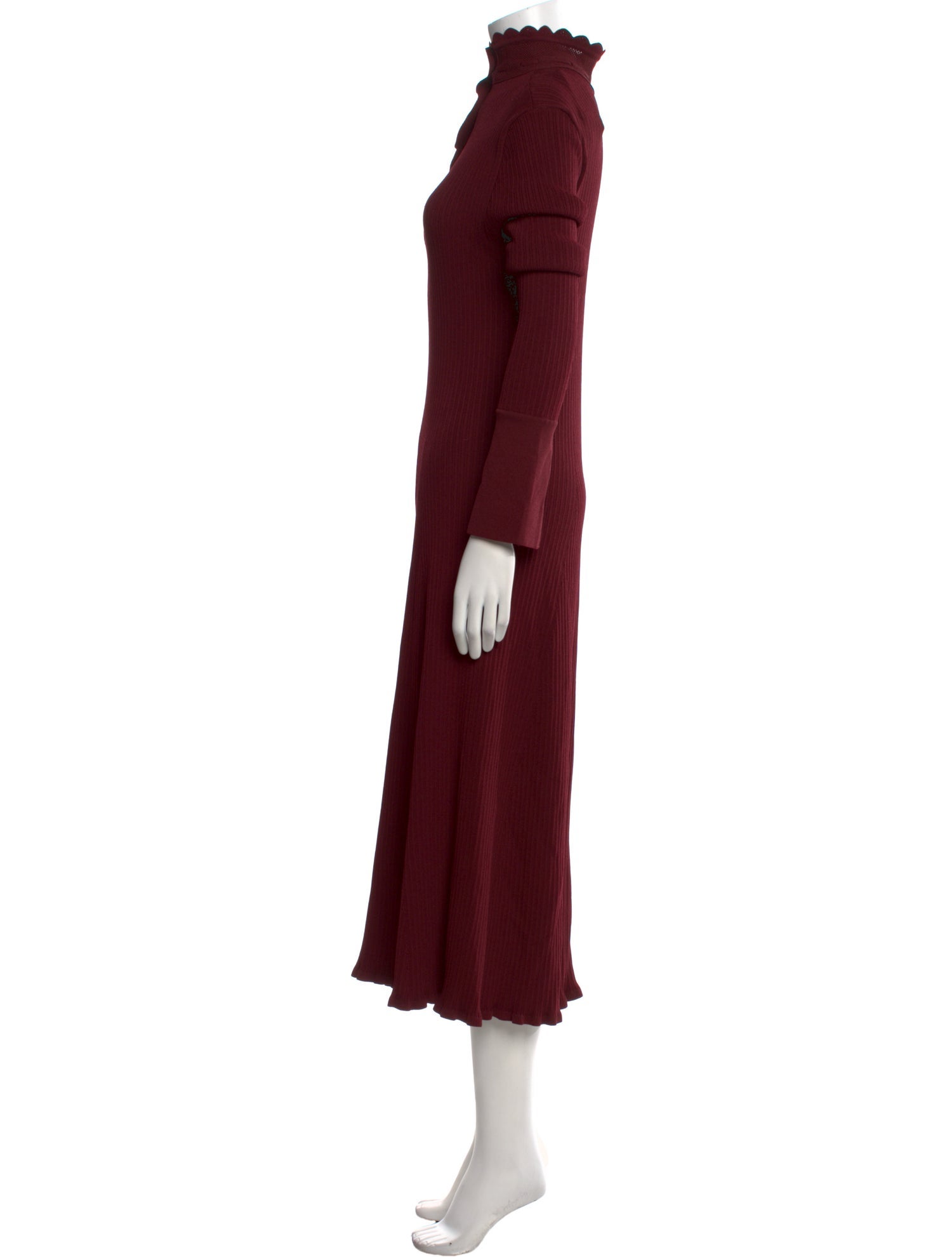 Philosophy di Lorenzo Serafini Wool Midi Length Dress