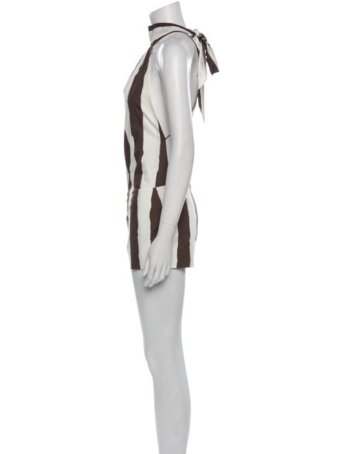 Philosophy di Lorenzo Serafini Striped Crew Neck Romper