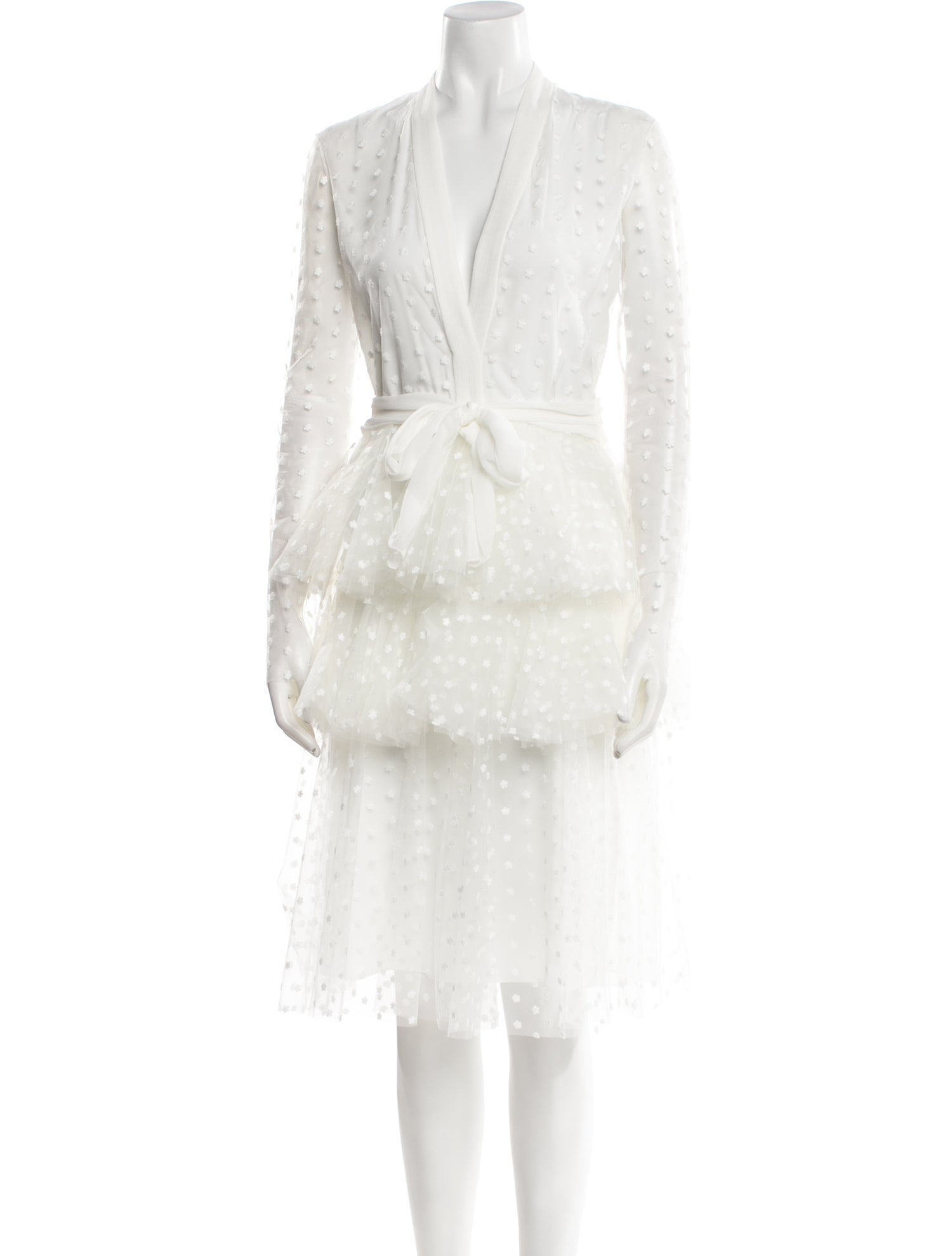 Philosophy di Lorenzo Serafini V-Neck Midi Length Dress w/ Tags