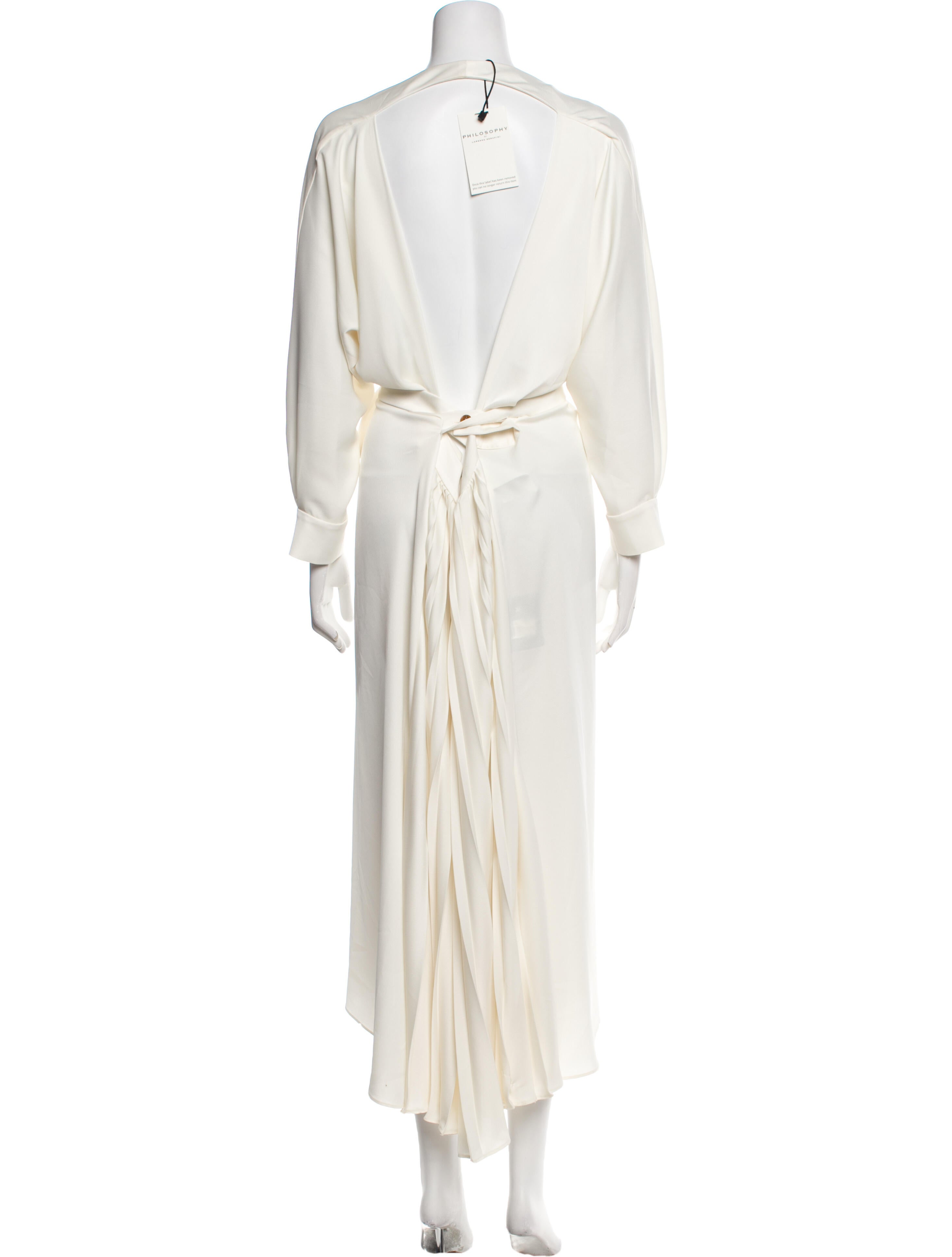 Philosophy di Lorenzo Serafini V-Neck Long Dress