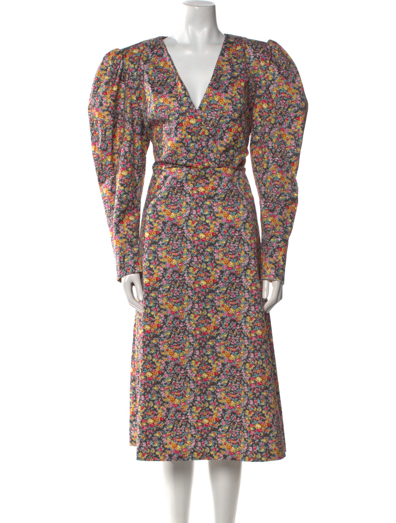 Philosophy di Lorenzo Serafini Floral Print Midi Length Dress